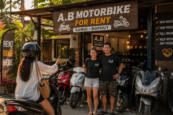 A.B MOTORBIKE FOR RENT