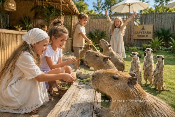 Capybara World - Контактный зоопарк