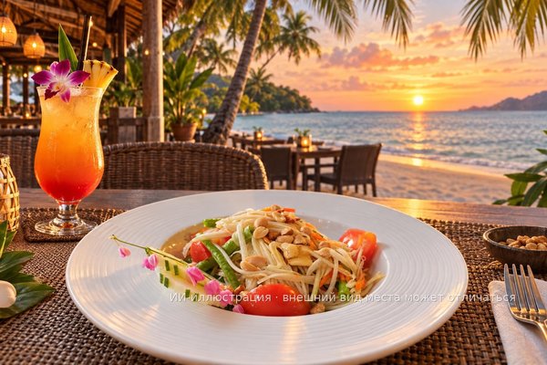 Eat by the sand