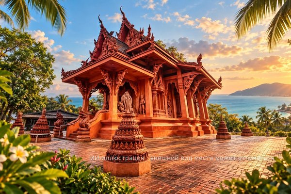 Wat Ratchathammaram Red Temple