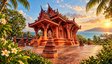 Wat Ratchathammaram Red Temple