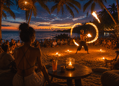 Где смотреть fire show на Самуи