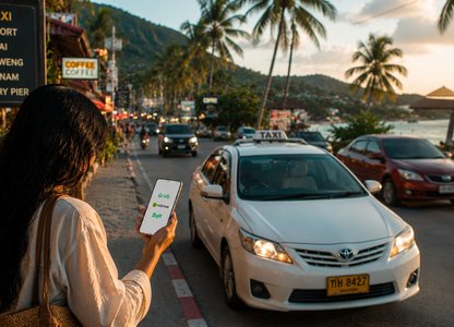 Как вызвать такси на Самуи: Grab, InDrive и другие способы