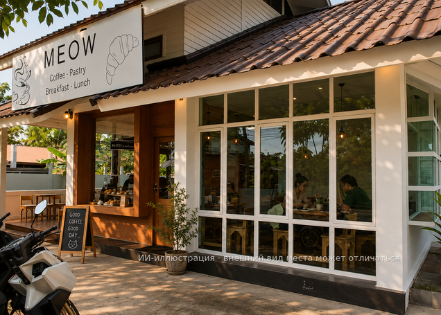 MEOW Coffee & Bakery — кофейня и пекарня