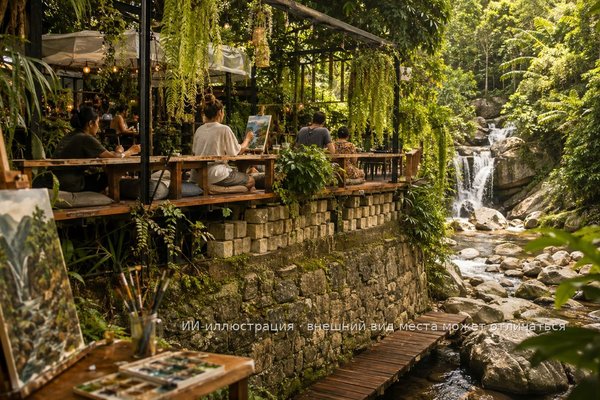 Micasa Art Cafe — кафе у водопада Хин Лад на Самуи