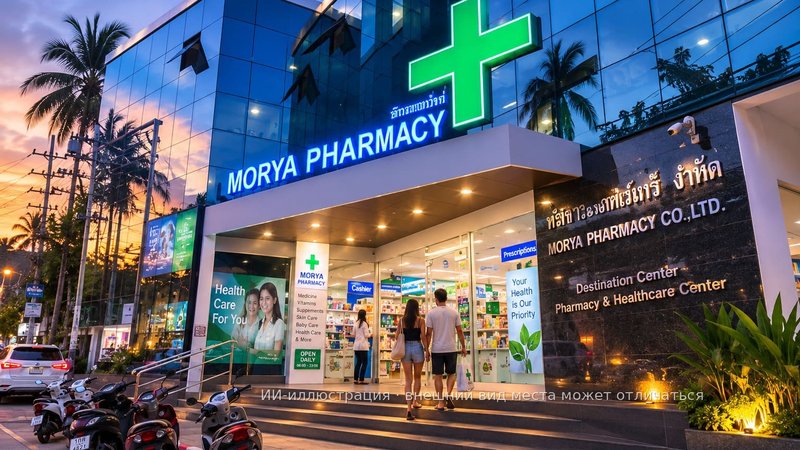 Morya Pharmacy на Самуи: сеть аптек с привычными лекарствами
