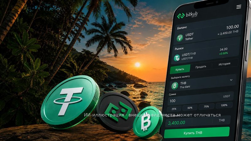 Как обменять USDT на баты через BitKub: пошаговая инструкция для Самуи