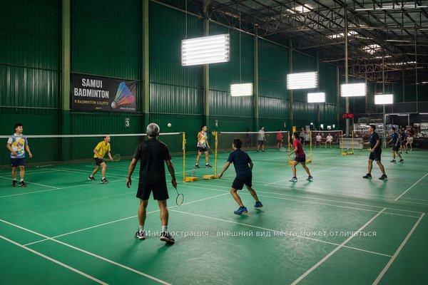 Samui Badminton -  корт для игры в бадбинтон