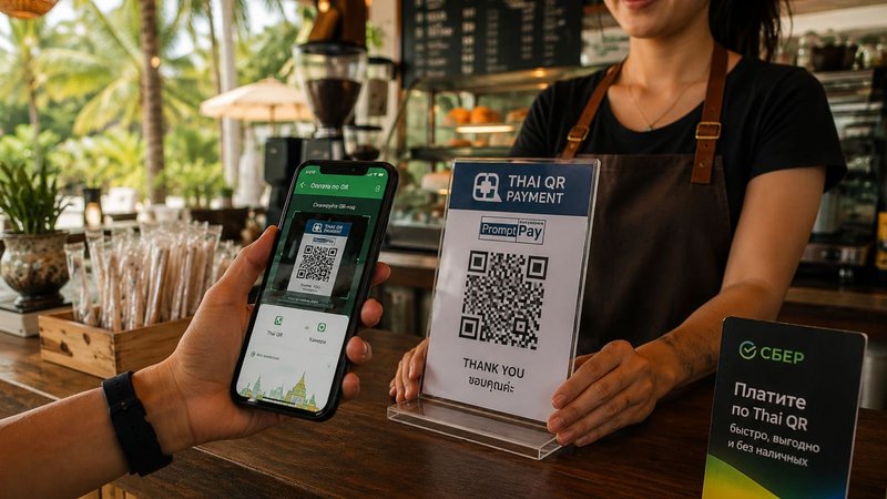 Сбербанк запустил оплату по Thai QR в Таиланде — как это работает
