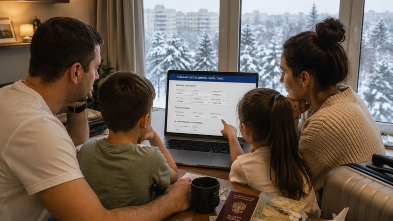 TDAC: как заполнить электронную карту прибытия в Таиланд