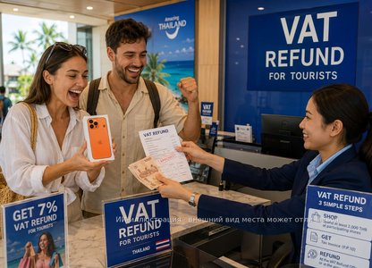 VAT Refund в Таиланде: как вернуть 7% с покупок на Самуи