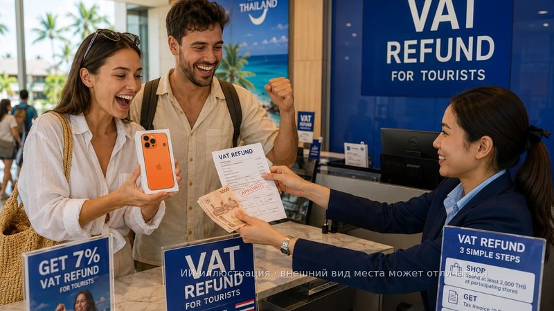 VAT Refund в Таиланде: как вернуть 7% с покупок на Самуи